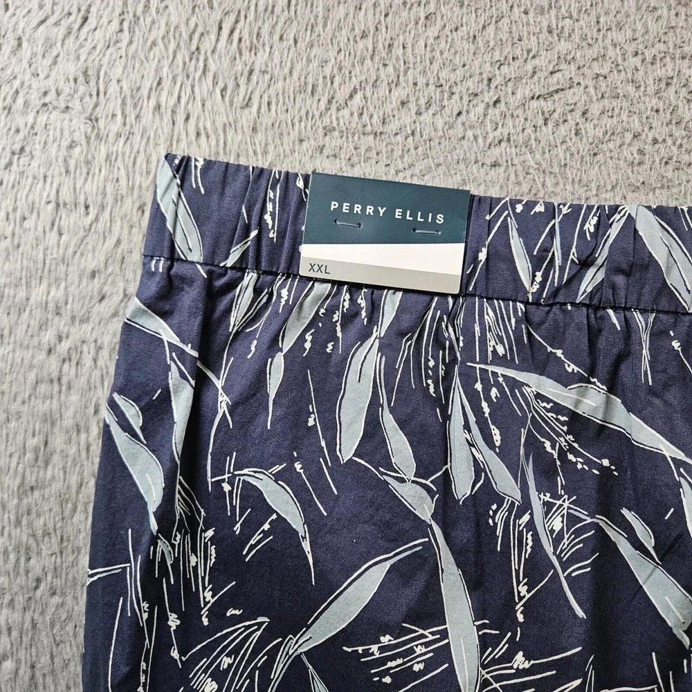 NWT Perry Ellis Swim Board Shorts Trunks Surf Men's XXL- NO Liner Leaf‎ Print